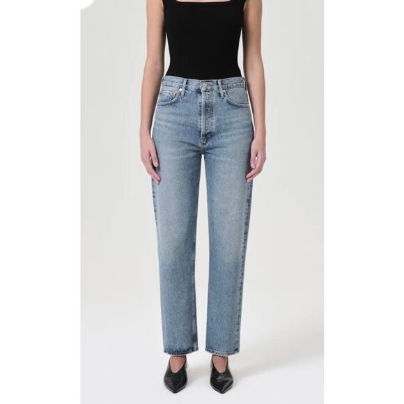 AGOLDE Denim - Agolde 90’s Pinch Waist High Rise Straight Jeans Navigate Sz 28
